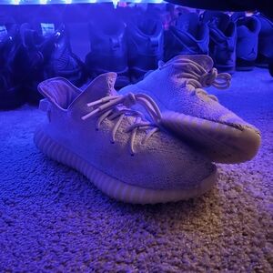 adidas Athletic Shoes in Light Gray and Cream